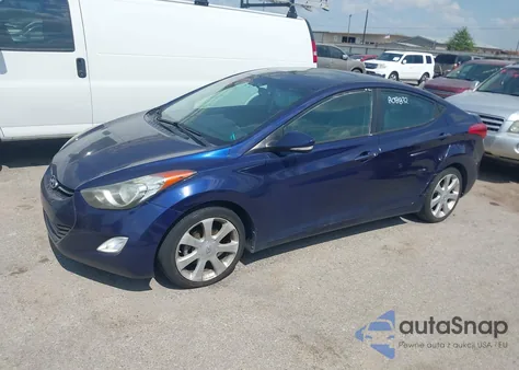 2013 Hyundai Elantra Limited from USA, damaged, VIN 5NPDH4AEXDH369923